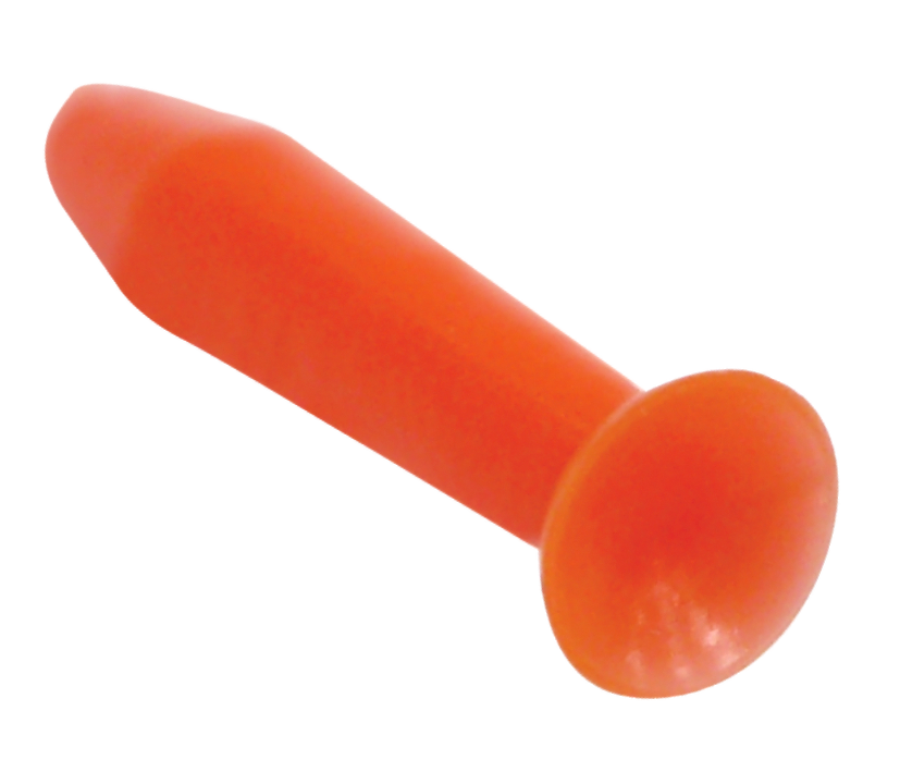 Contactlenszuiger voor het verwijderen van contactlenzen uit het oog. Oranje met flat top. (900210001)